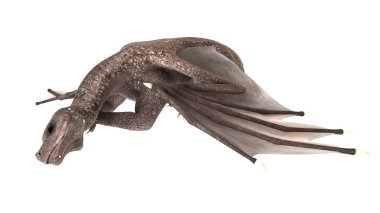 3d cg işleme bir ejderha