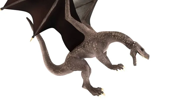 3D CG-рендеринг дракона — стоковое фото