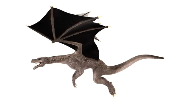 3D-cg rendering van een draak — Stockfoto