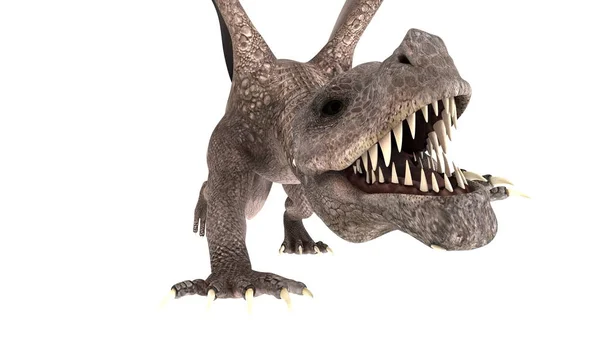 3D CG візуалізація дракона — стокове фото