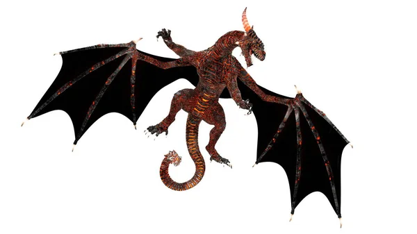 3D CG representación de un dragón — Foto de Stock