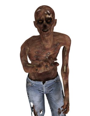 3d cg işleme bir zombi