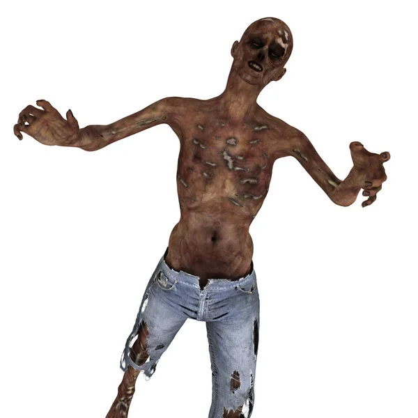 Renderowania 3D cg zombie — Zdjęcie stockowe