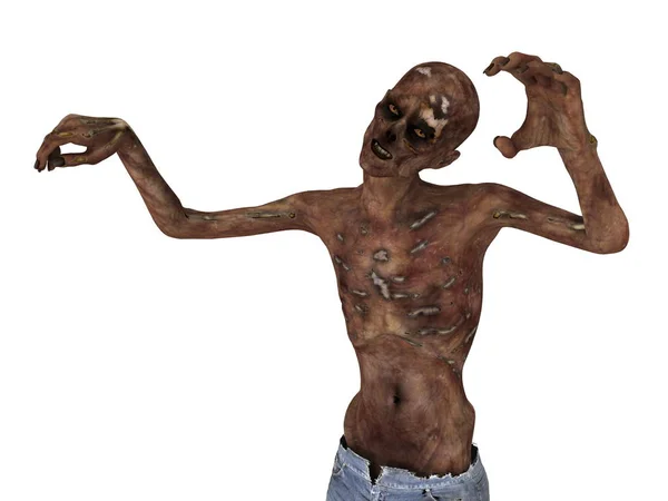 Vykreslování 3D cg zombie — Stock fotografie