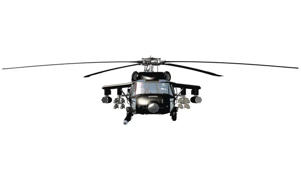 Απόδοσης 3D cg από ένα ελικόπτερο — Φωτογραφία Αρχείου