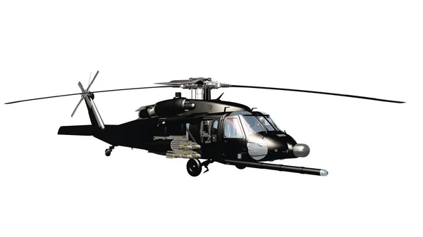 3D CG renderização de um helicóptero — Fotografia de Stock