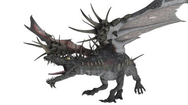 3d cg işleme bir ejderha