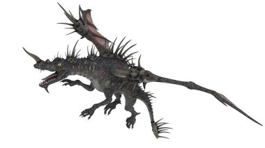 3d cg işleme bir ejderha