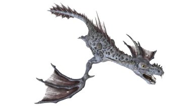 3d cg işleme bir ejderha