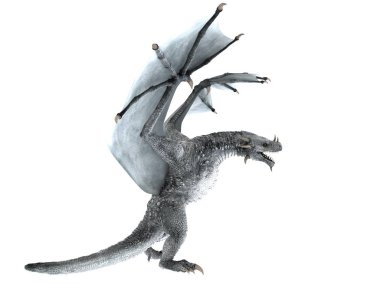 3d cg işleme bir ejderha