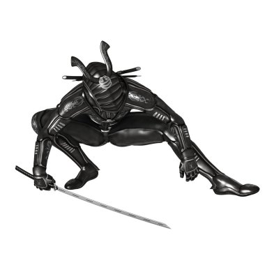 bir cyborg fencer 3d cg render