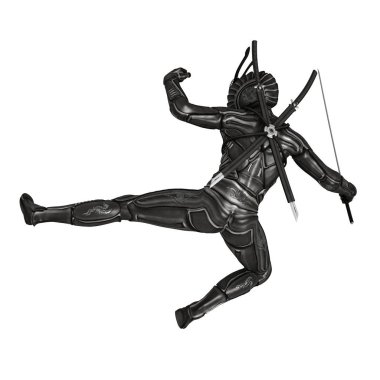 bir cyborg fencer 3d cg render