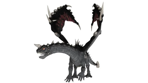 3D CG візуалізація дракона — стокове фото