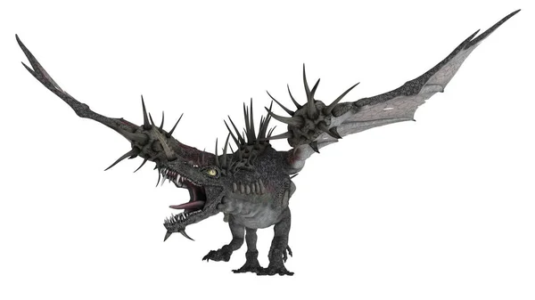 3D CG representación de un dragón —  Fotos de Stock
