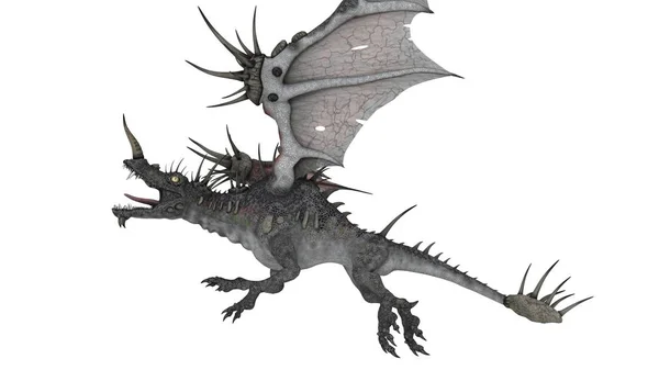 3D rendu 3D d'un dragon — Photo