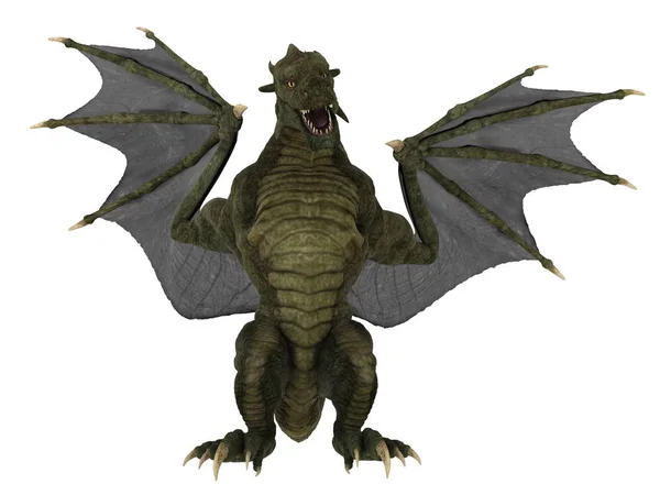 3D CG rendering of a dragon — Stock Photo, Image