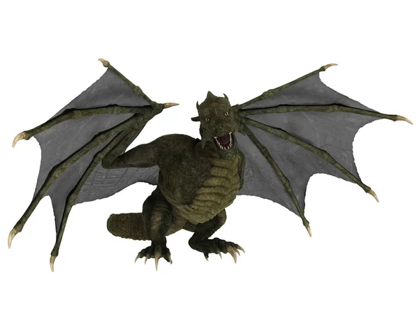 3D CG rendering of a dragon — Stock Photo, Image