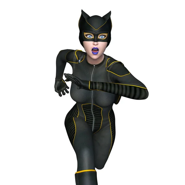 3D CG rendering of a super woman — Stock Photo, Image