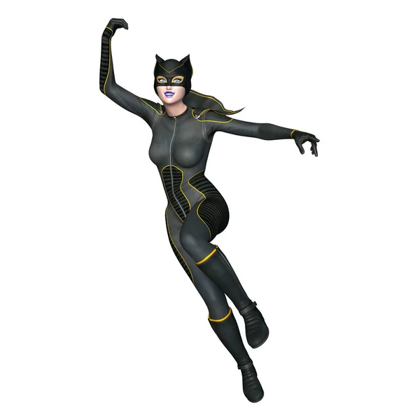 3D CG rendering of a super woman — Stock Photo, Image