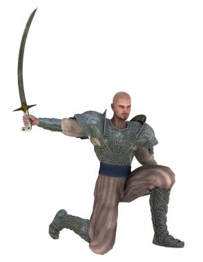 bir şövalyenin 3d cg işleme