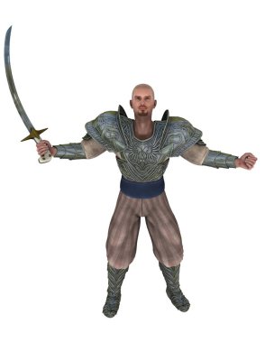 bir şövalyenin 3d cg işleme