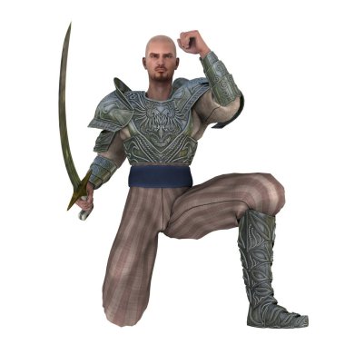 bir şövalyenin 3d cg işleme