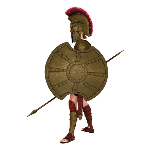 3D cg Darstellung eines Ritters — Stockfoto