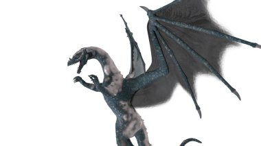 3d cg işleme bir ejderha