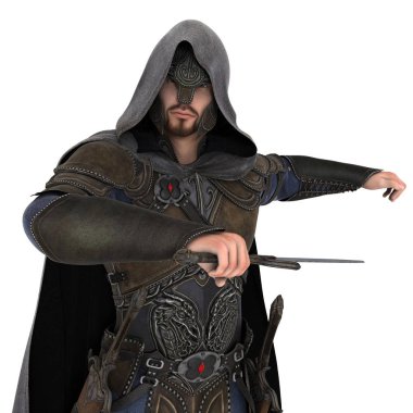bir şövalyenin 3d cg işleme
