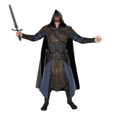bir şövalyenin 3d cg işleme