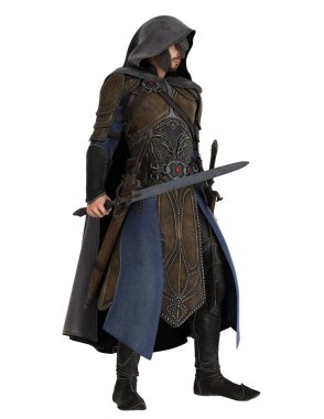 bir şövalyenin 3d cg işleme