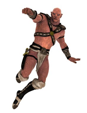 bir canavar 3d cg işleme