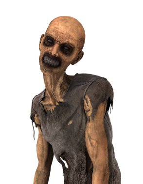 3d cg işleme bir zombi