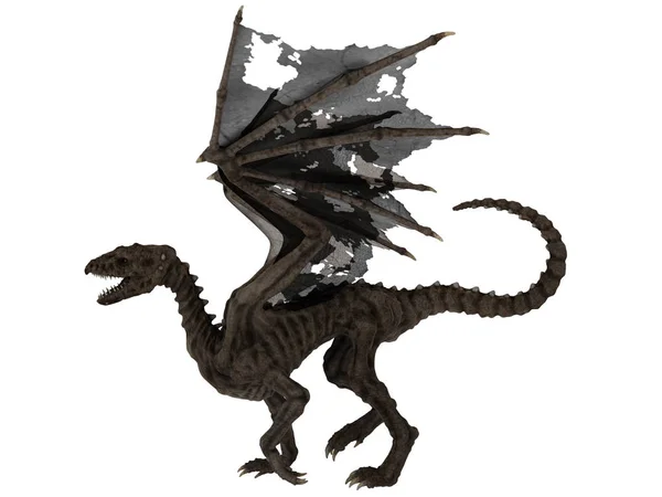 Vykreslování 3D cg draka — Stock fotografie