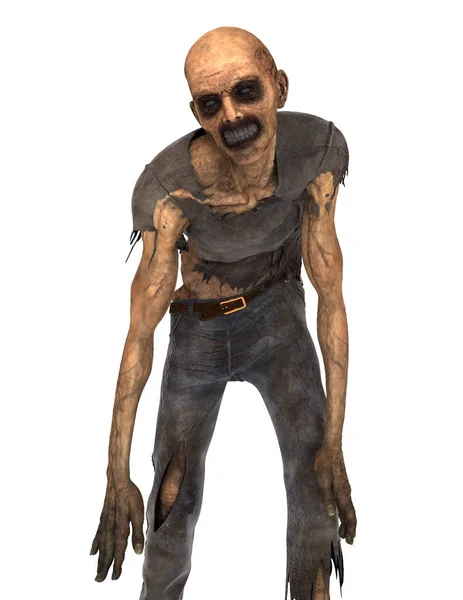 Renderowania 3D cg zombie — Zdjęcie stockowe