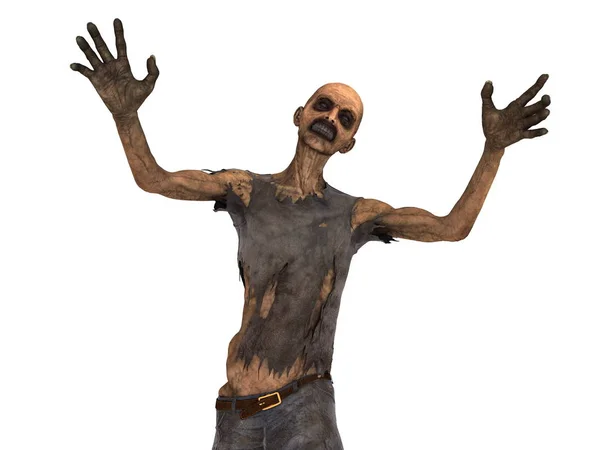 Vykreslování 3D cg zombie — Stock fotografie