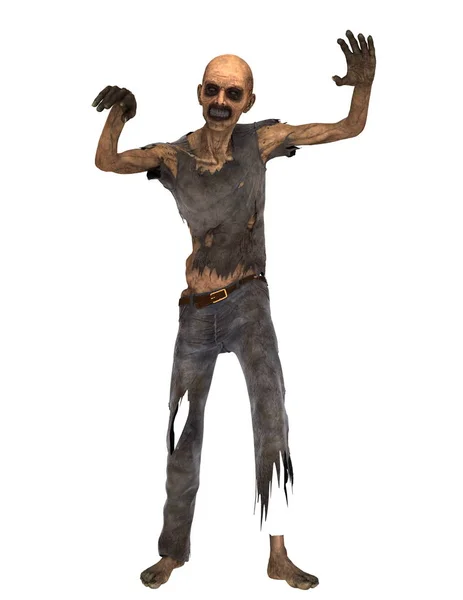 Vykreslování 3D cg zombie — Stock fotografie