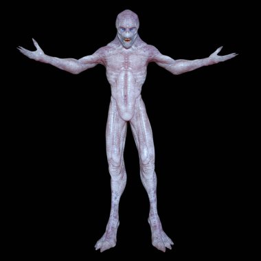 bir canavar 3d cg işleme