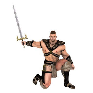 3d cg işleme bir gladyatör