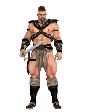 3d cg işleme bir gladyatör