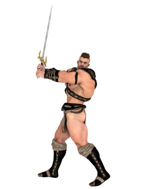 3d cg işleme bir gladyatör