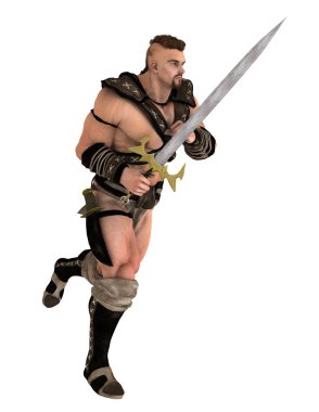 3d cg işleme bir gladyatör