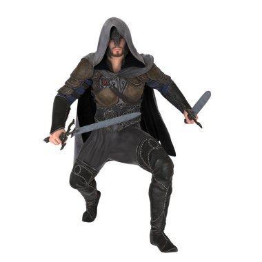 bir şövalyenin 3d cg işleme