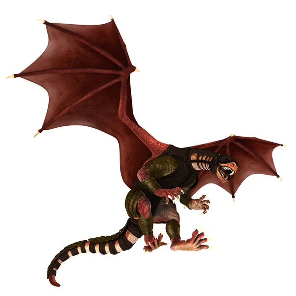 3D CG representación de un dragón —  Fotos de Stock