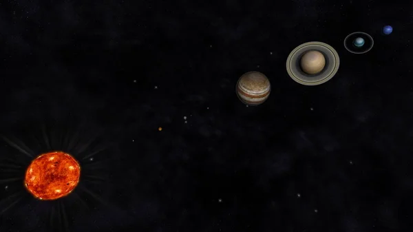 행성의 3d cg 렌더링 — 스톡 사진