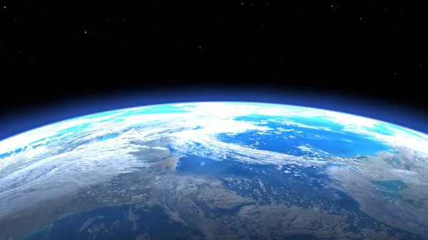 3D CG rendering of the earth — Stock Photo, Image