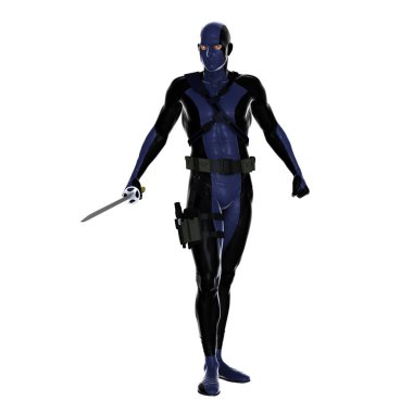 bir eskrimci 3d cg render