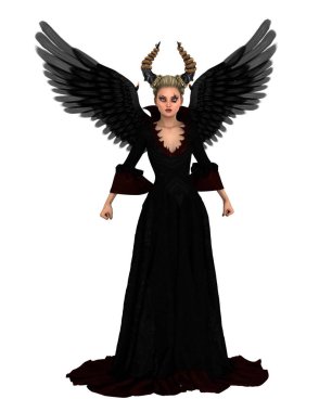 bir peri Tanrı anne 3d cg render