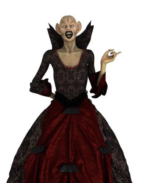 3D CG representación de una princesa monstruo —  Fotos de Stock