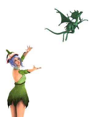 3d cg işleme bir peri